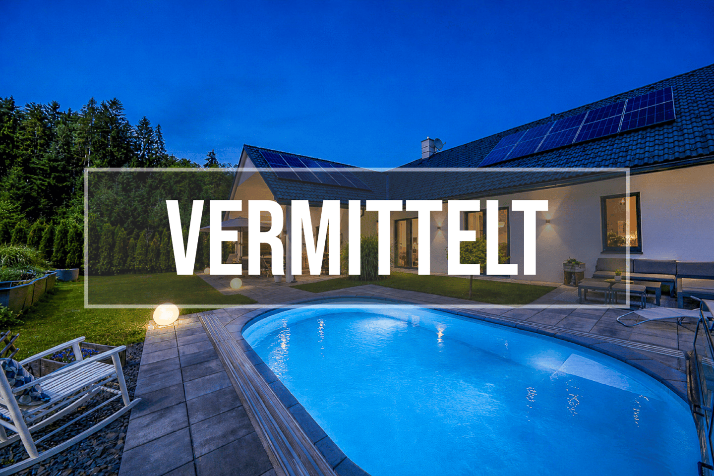 Sonnige Wohnung am Waldrand mit Pool und Smart Home