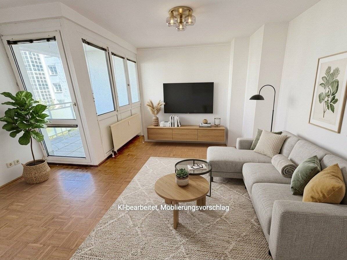 PROVISIONSFREI VOM EIGENTÜMER! RUHIGE 3-ZIMMER WOHNUNG MIT LOGGIA BEIM MARCHFELDKANAL!
