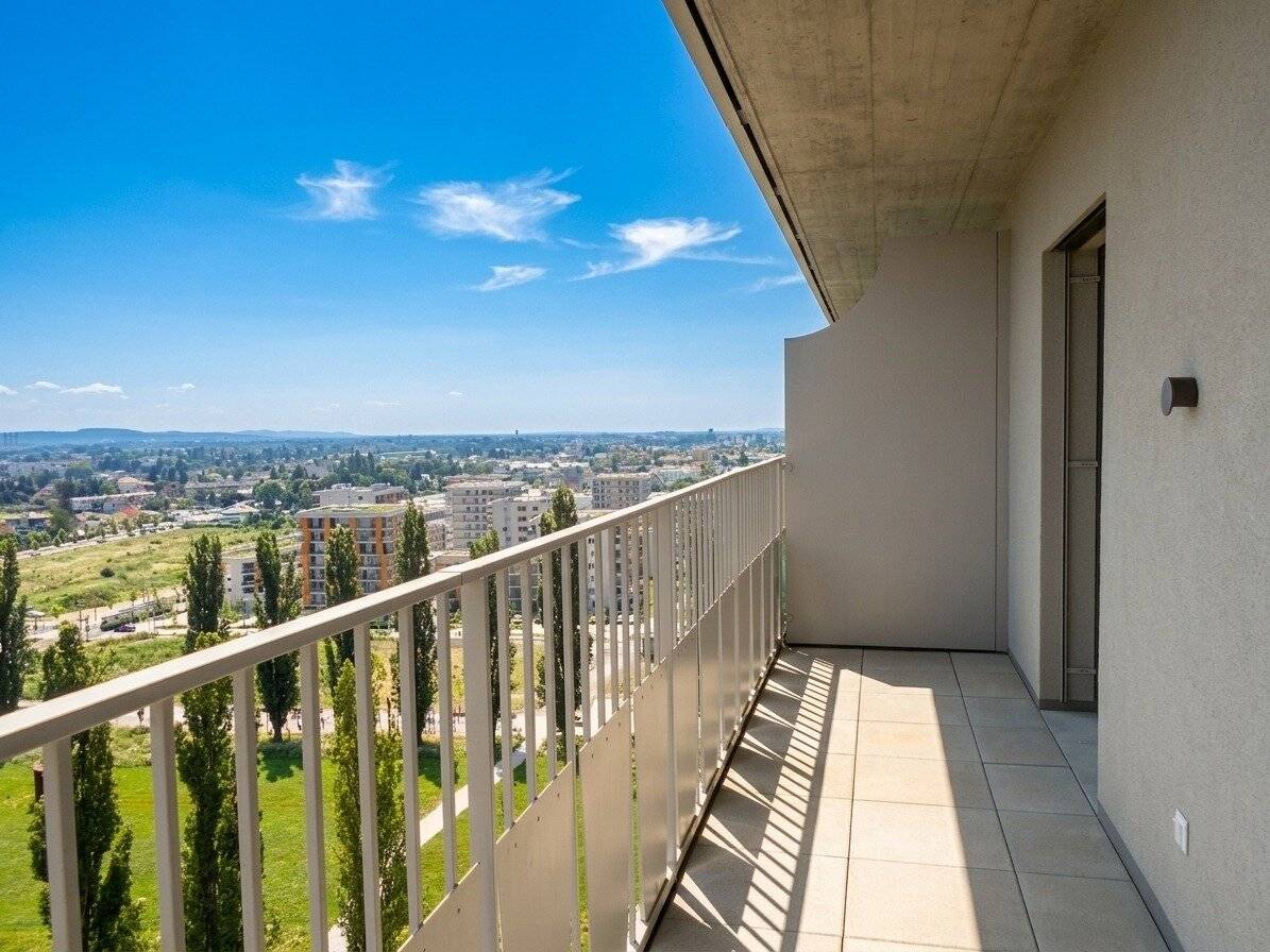 Q5 am PARK sonnige 3ZI 27m² Eck-Balkon im 14./letzten OG