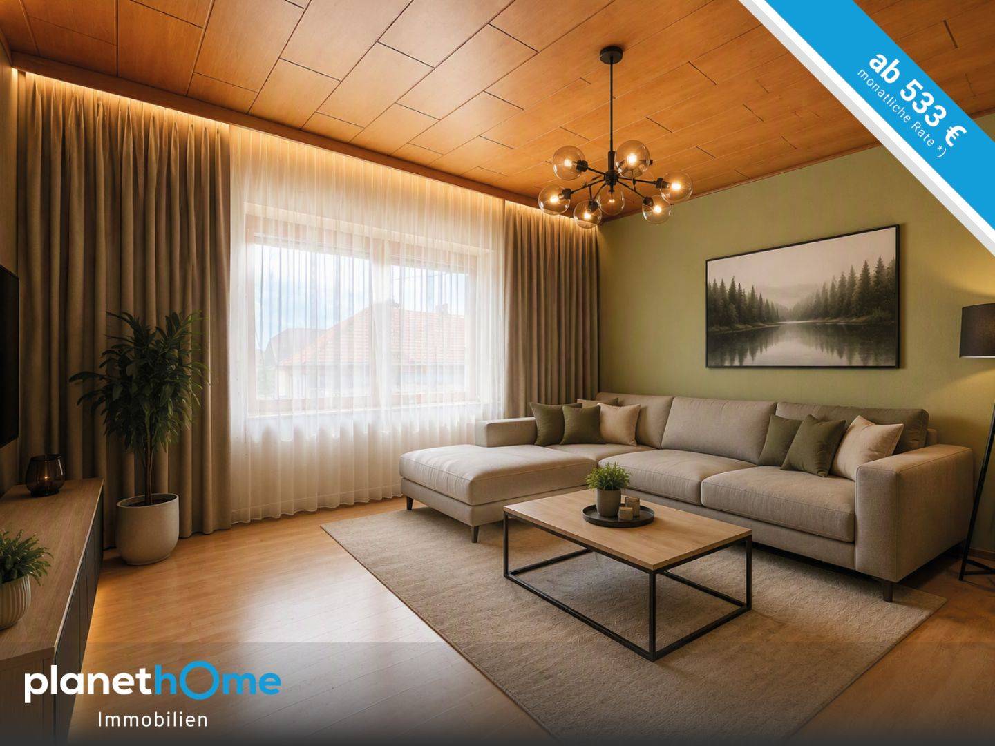 Bright apartment with private garden and south facing aspect