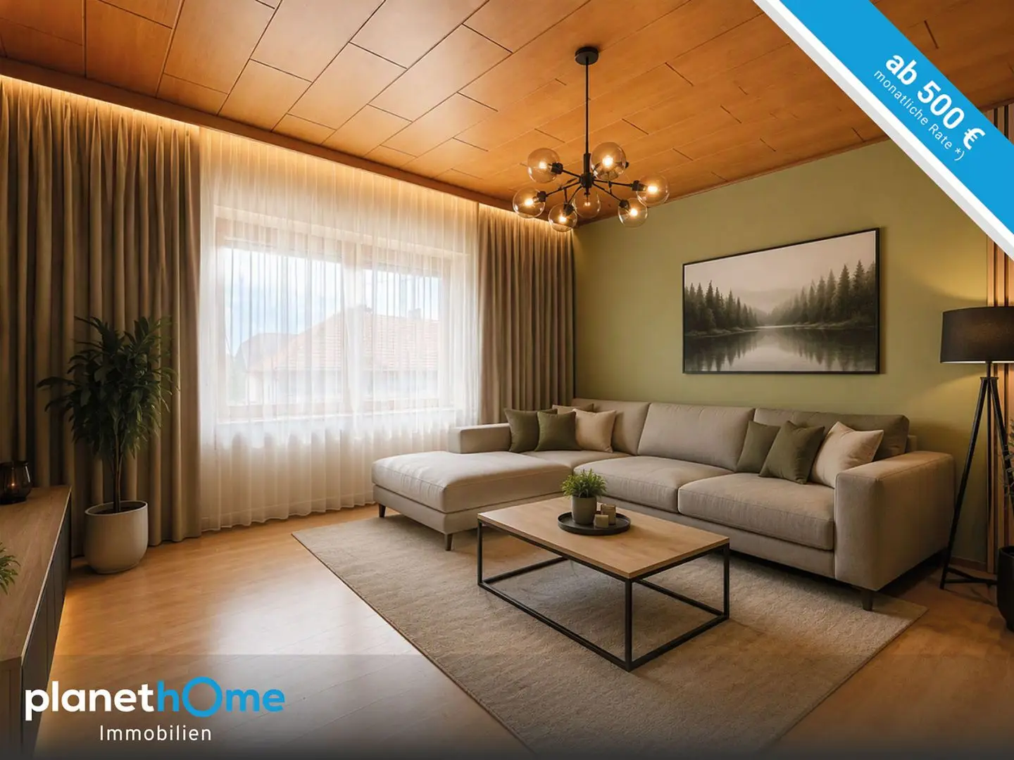 Bright apartment with private garden and south facing aspect