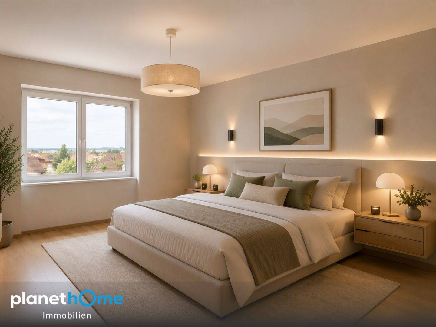 Bright apartment with private garden and south facing aspect