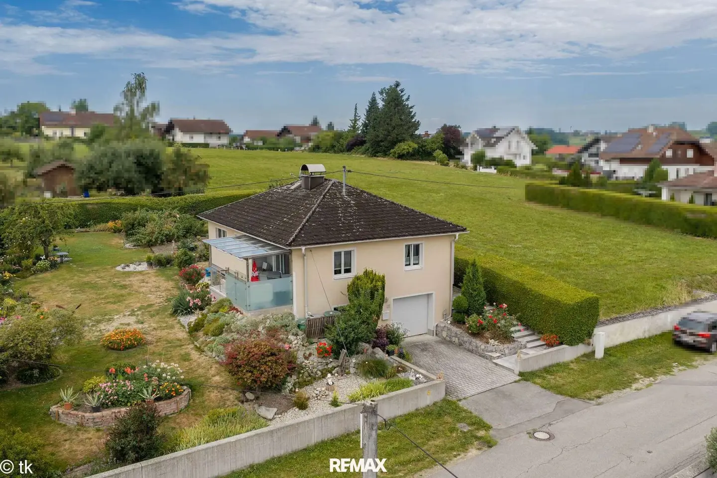 Living with garden idyll in a quiet location