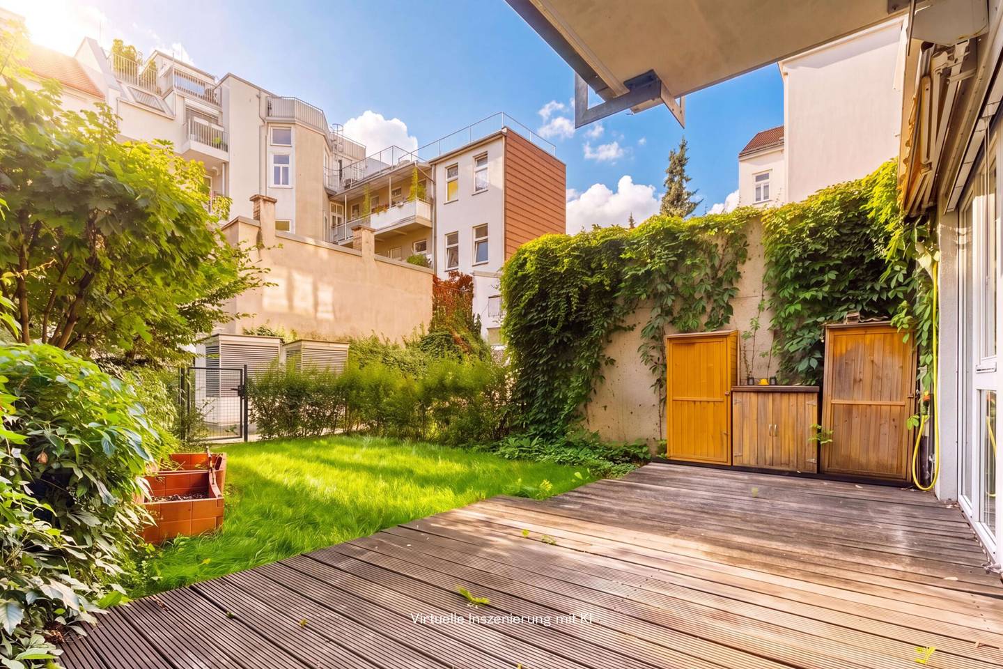 Maisonettewohnung with private garden and terrace