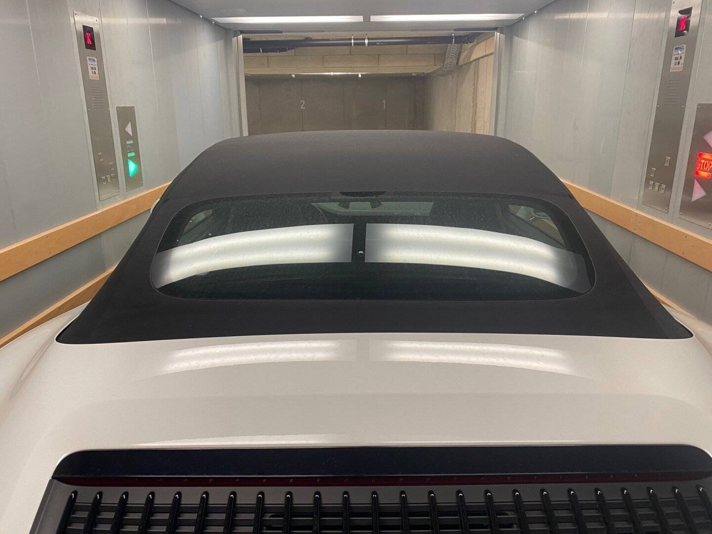 Underground car parking space