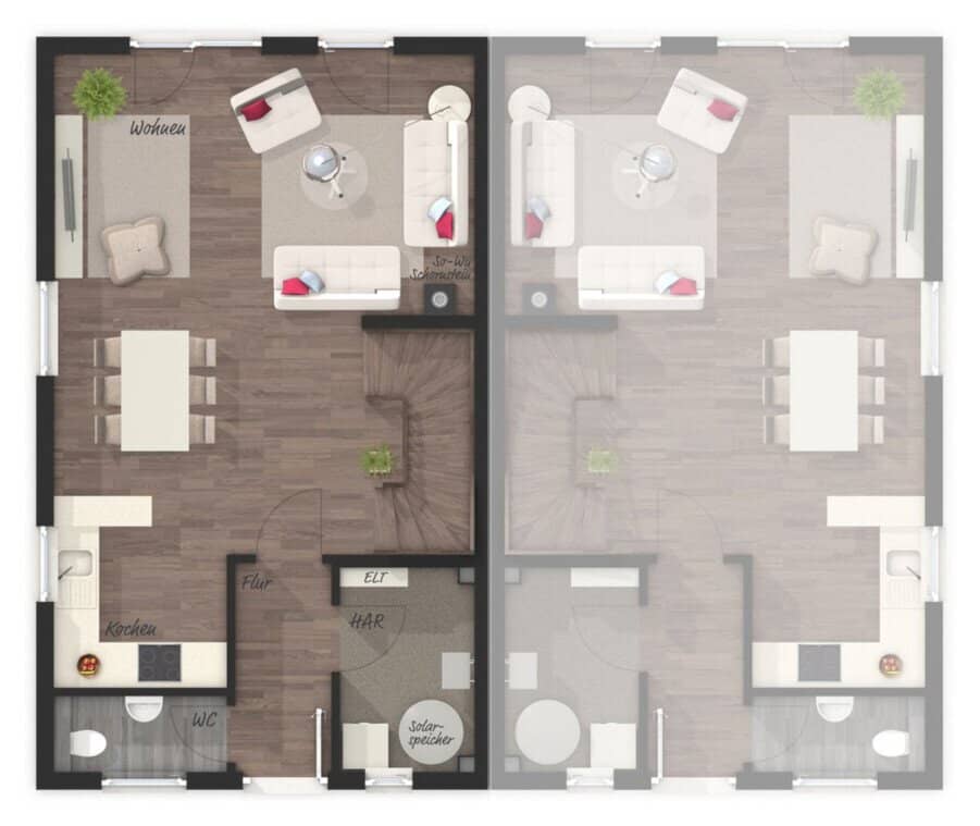 NACHBARN GESUCHT! Doppelhaushälfte mit 5,5 Zimmer, Erstbezug, 146m² - HAUS 1