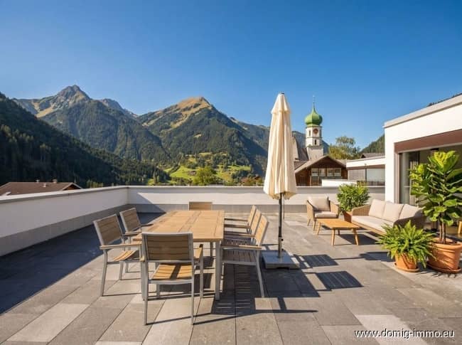 Ferienwohnung mit großer Terrasse und Tiefgarage