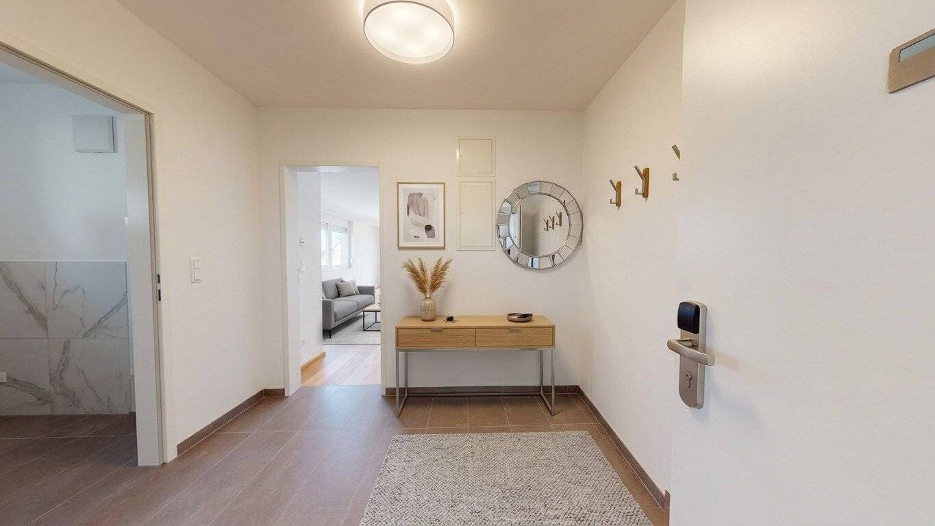 Better living near the Lobau: First-occupancy maisonette with balcony and parking space