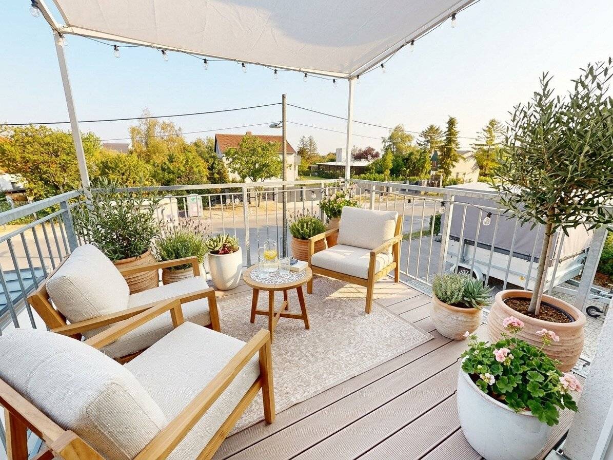Better living near the Lobau: First-occupancy maisonette with balcony and parking space