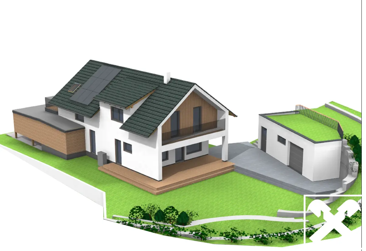 Genehmigtes Bauprojekt für Einfamilienhaus Wohnung