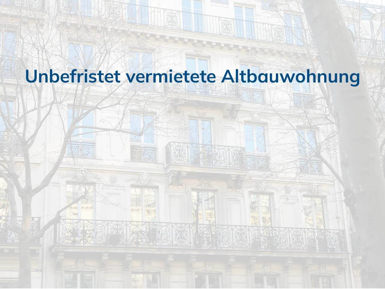 Unbefristet vermietete Altbauwohnung mit Garten