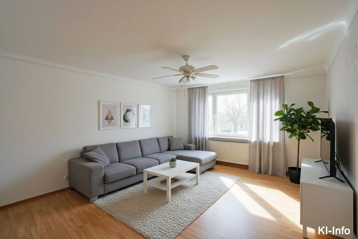 Apartment near Auhofcenter bright living room