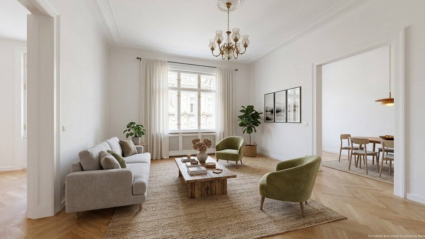 Stunningly beautiful period apartment | 4 rooms | Balcony | Elevator | First occupancy after renovation | Near Arenbergpark