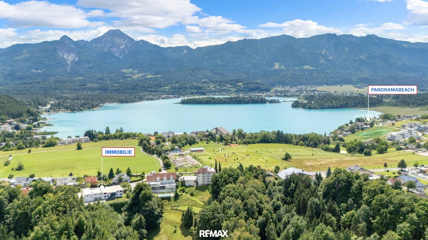 High-quality modern condominium with terrace and garden share in Drobollach am Faaker See