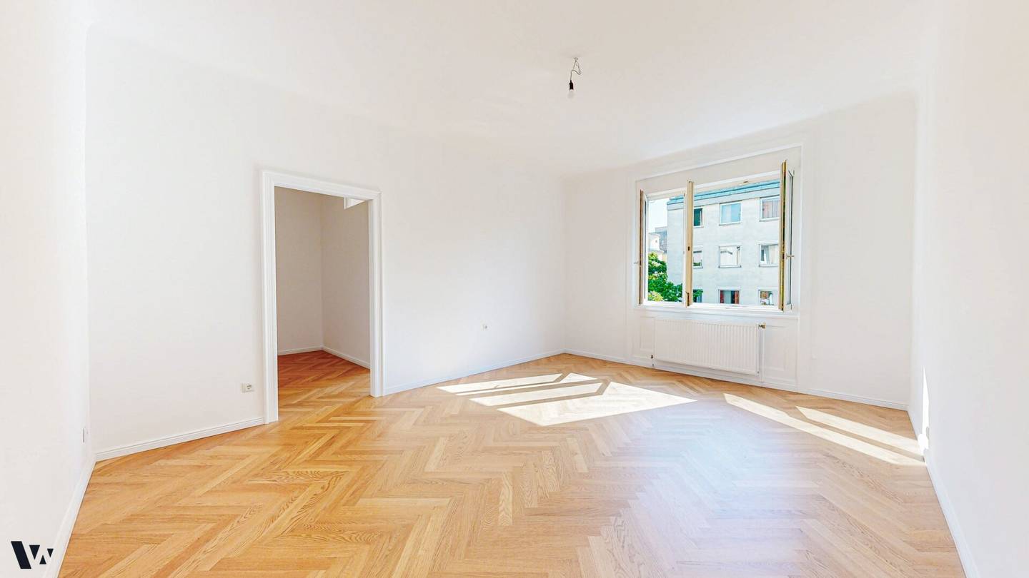 LOGGIA &amp; HOFRUHELAGE | STILVOLL RENOVIERTE 2-ZIMMER-WOHNUNG IN 1070 WIEN