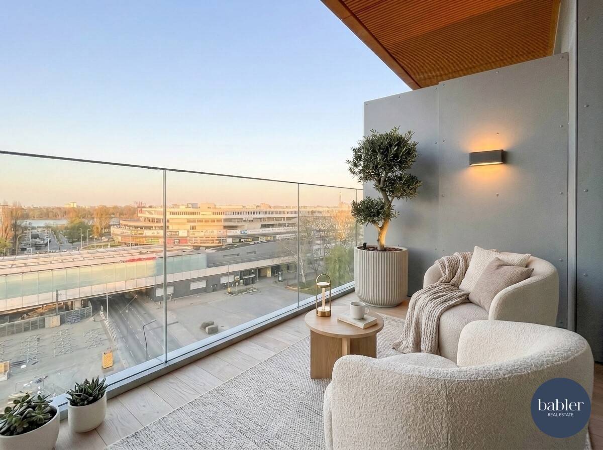Wohnung mit Balkon und Grünblick nahe Prater