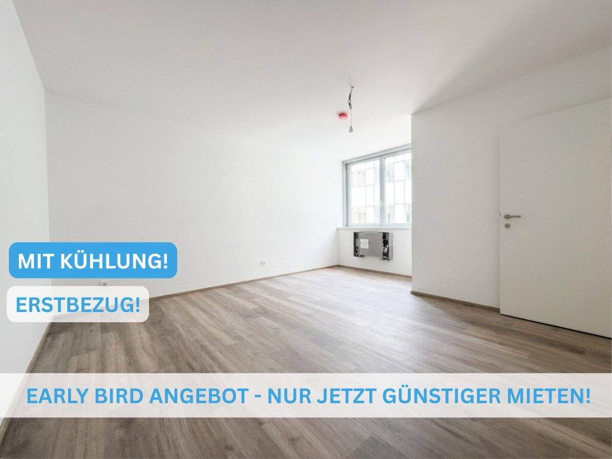 Cooled 2-room apartment with walk-in closet just a few steps from U4/U6 Längenfeldgasse First occupancy