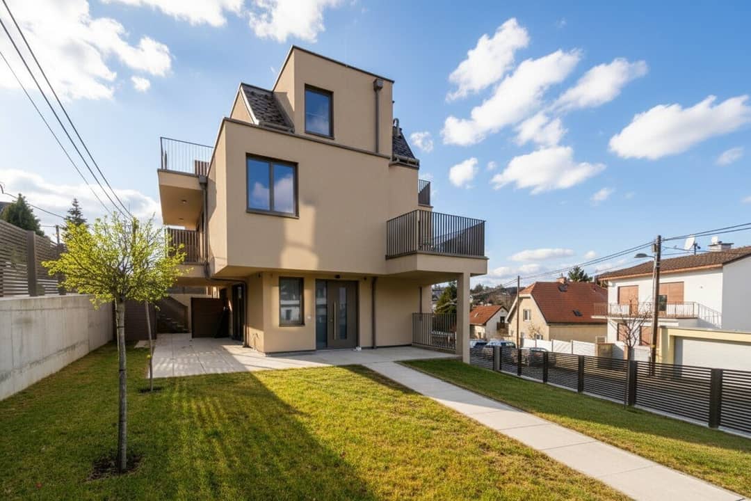 New-build semi-detached house with garden at Satzberg