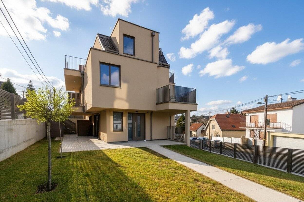 New-build semi-detached house with garden at Satzberg