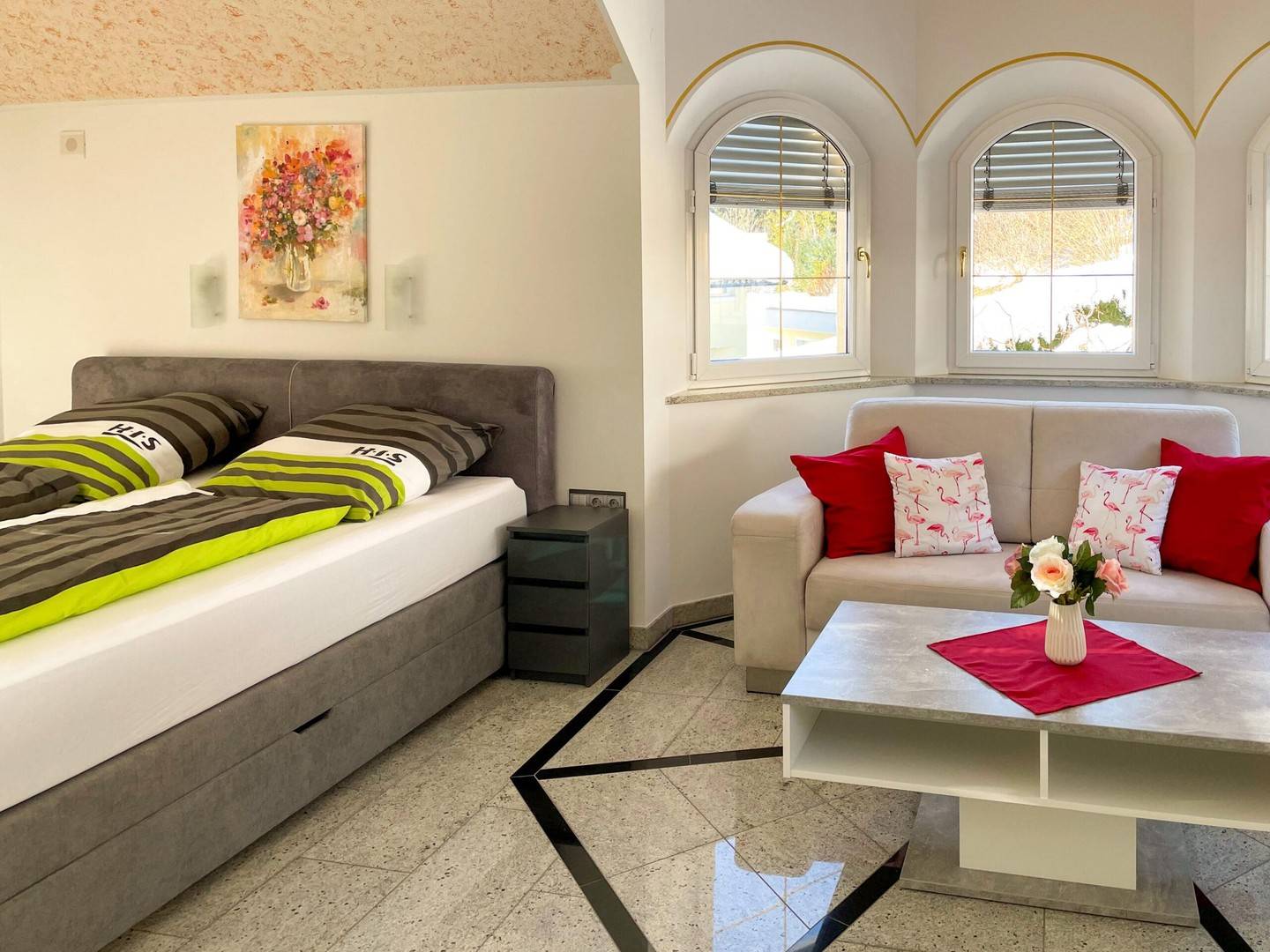 Bright Wohnung with panoramic view over the Gailtal