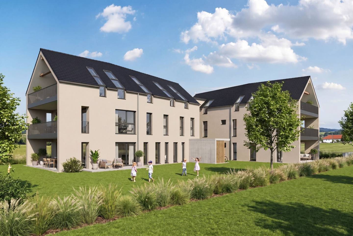 DAS STOCKBERG - LIVING at STOCKBERG: Premium Living in Panoramic Location - Exclusive Condominiums above the Roofs of Walding