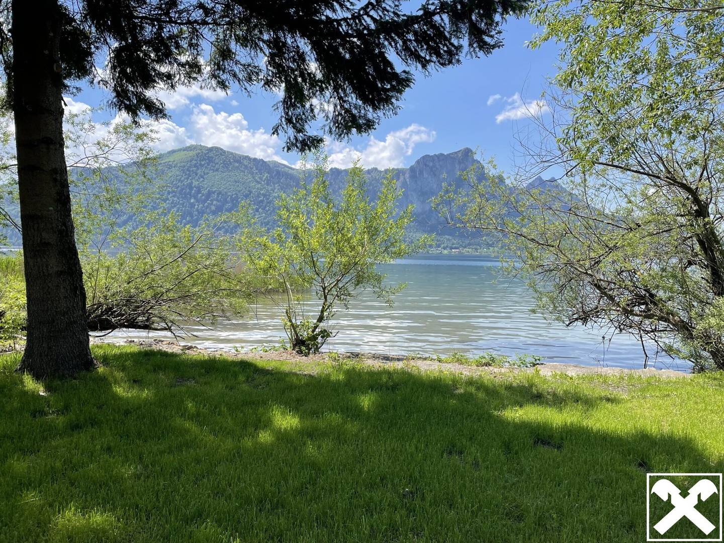 Ferienwohnung mit privatem Badeplatz und Westblick