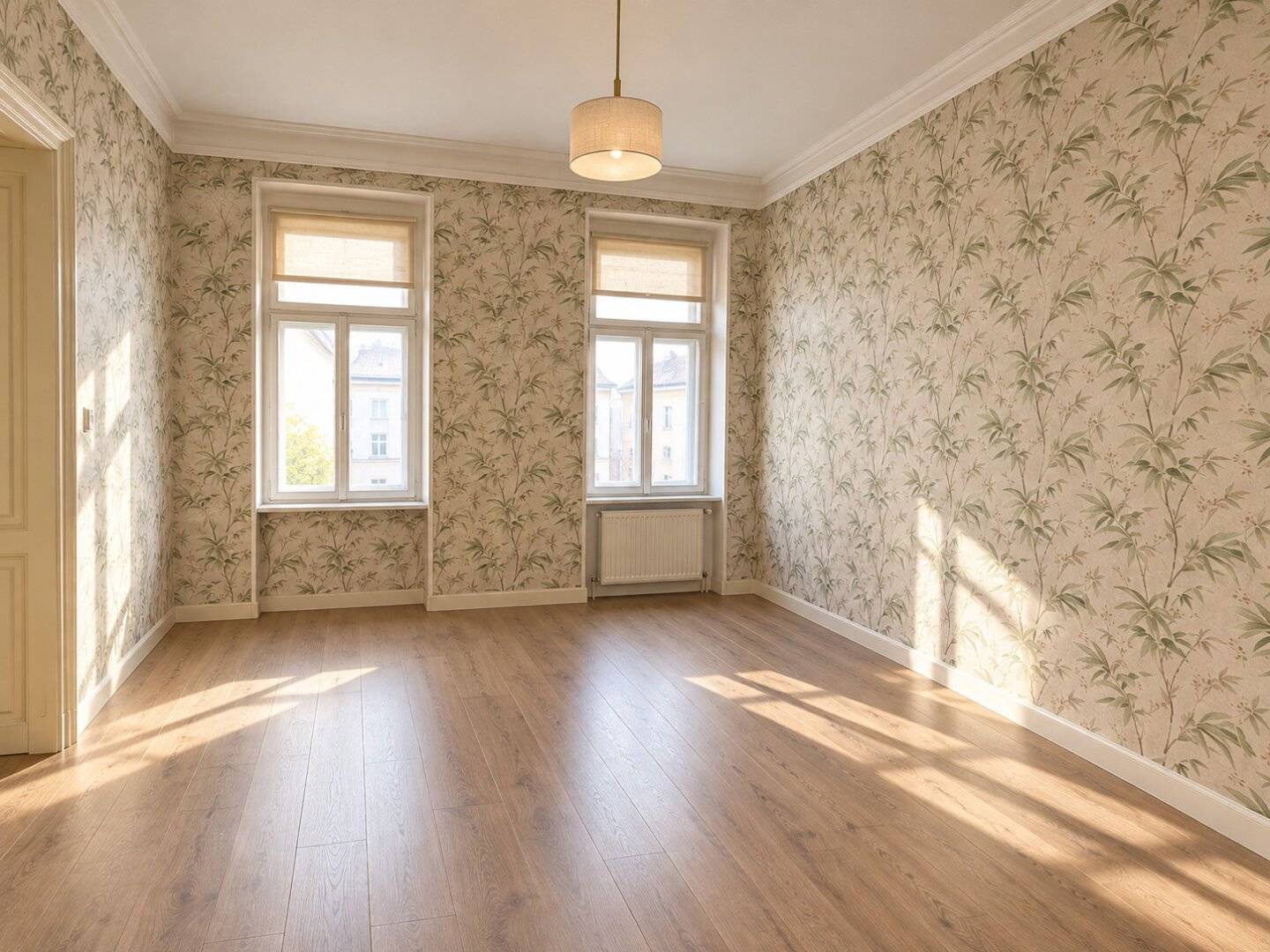Entire courtyard house floor with 20 m² private garden, 2.5 bedrooms, parking space, suitable for flatshare 300 m to Schönbrunn