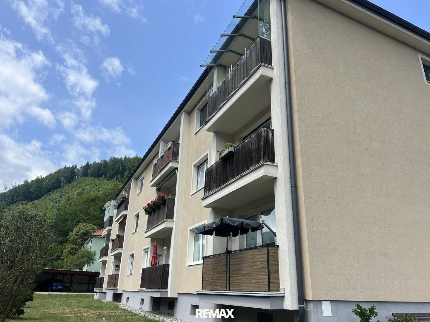 Bright, quiet 3-room apartment in Frohnleiten