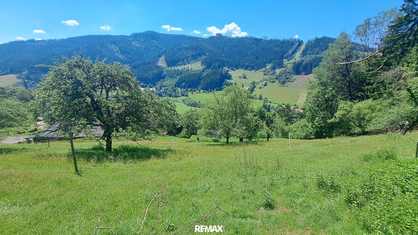 Sunny building plot in panoramic location near LKH Bruck/Mur