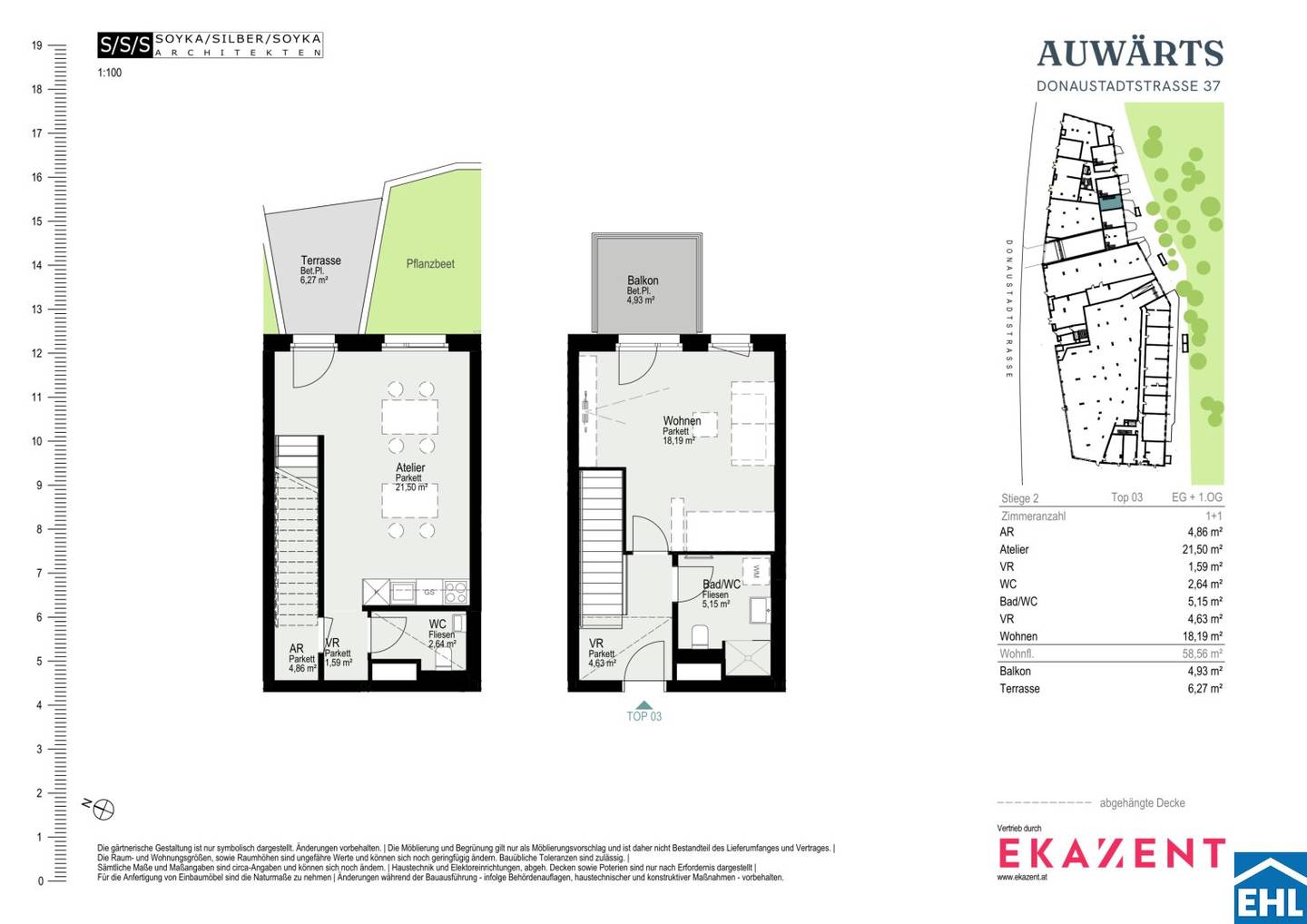 Top layout | Bright 2.5-room maisonette apartment