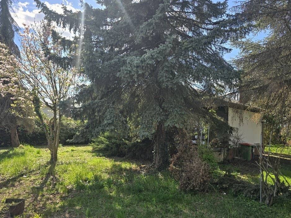 Grundstück mit kleinem Haus in Ruhelage neben Wien