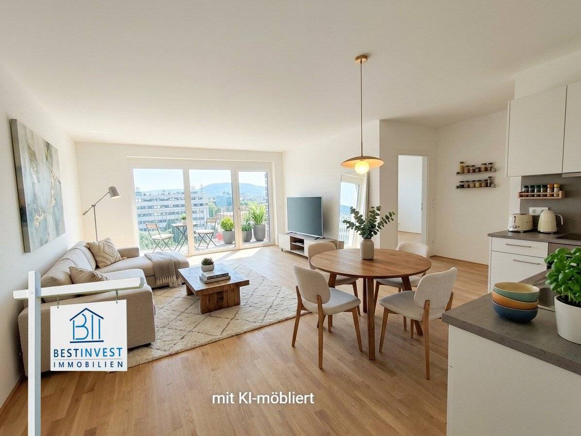 Spacious 3-room with distant view