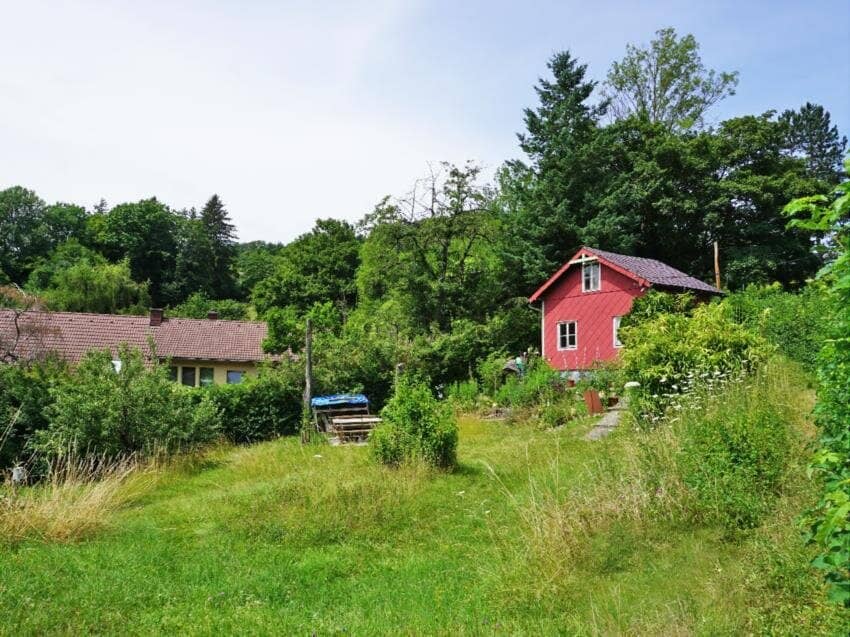 South-facing building plot in a green tranquil location in the far west