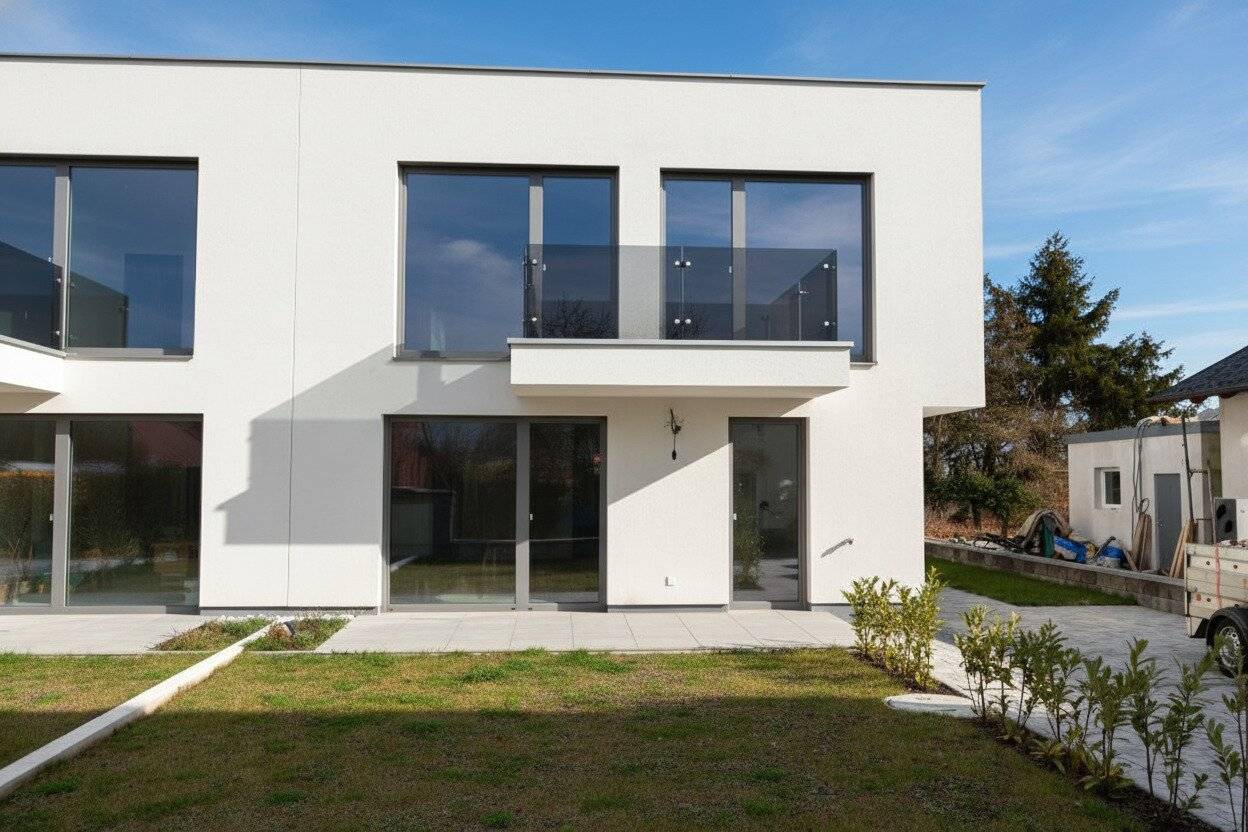 Moderne Doppelhaushälfte in Wiener Neustadt – Erstbezug, Garten, Terrasse, 4 Zimmer, Top Qualität!