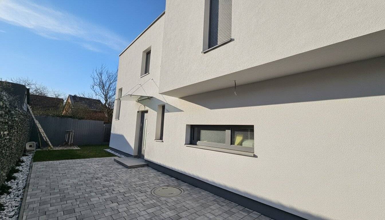 Moderne Doppelhaushälfte in Wiener Neustadt – Erstbezug, Garten, Terrasse, 4 Zimmer, Top Qualität!