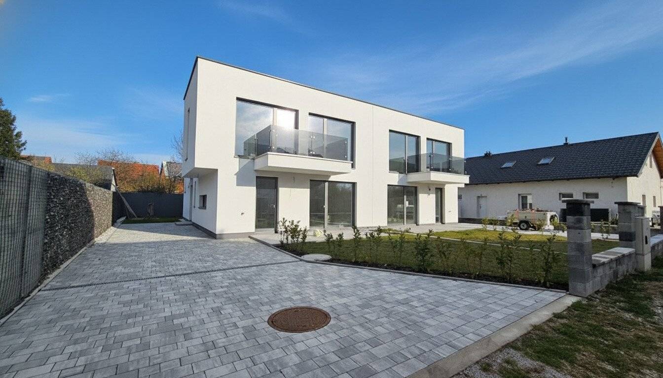 Moderne Doppelhaushälfte in Wiener Neustadt – Erstbezug, Garten, Terrasse, 4 Zimmer, Top Qualität!