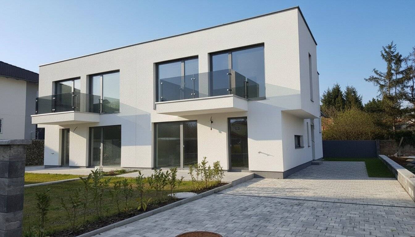 Moderne Doppelhaushälfte in Wiener Neustadt – Erstbezug, Garten, Terrasse, 4 Zimmer, Top Qualität!