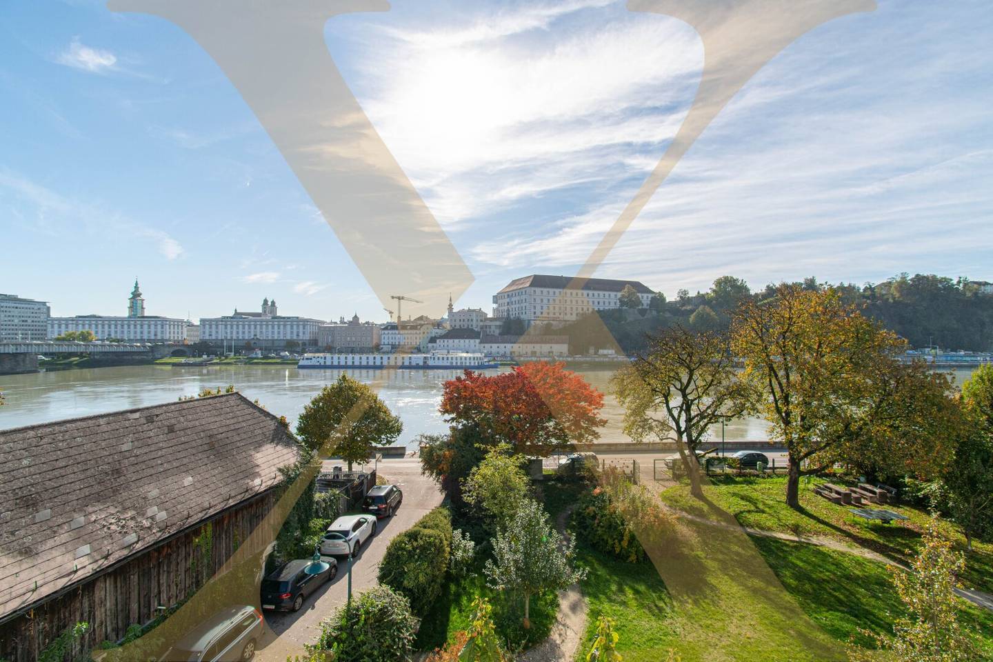 Cozy 1.5-room apartment with beautiful view of the Linz Castle Hill for rent