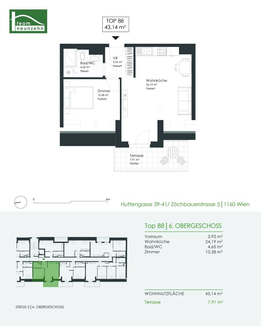 Urban living with perfect U-Bahn connection U3 Kendlerstraße Available from November
