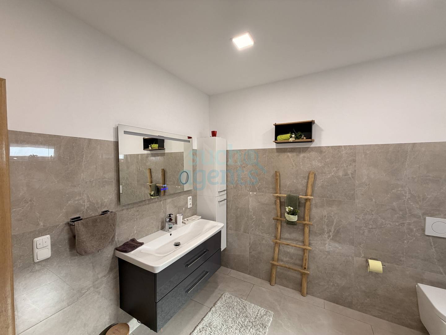 Modern accessible ground floor apartment with large garden