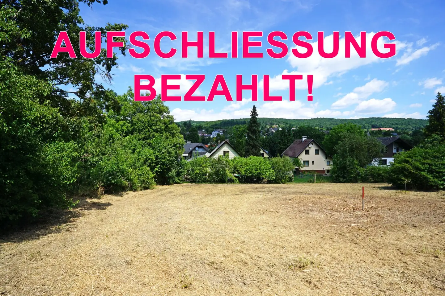 Building plot in a central quiet location in Pressbaum, development charges already paid