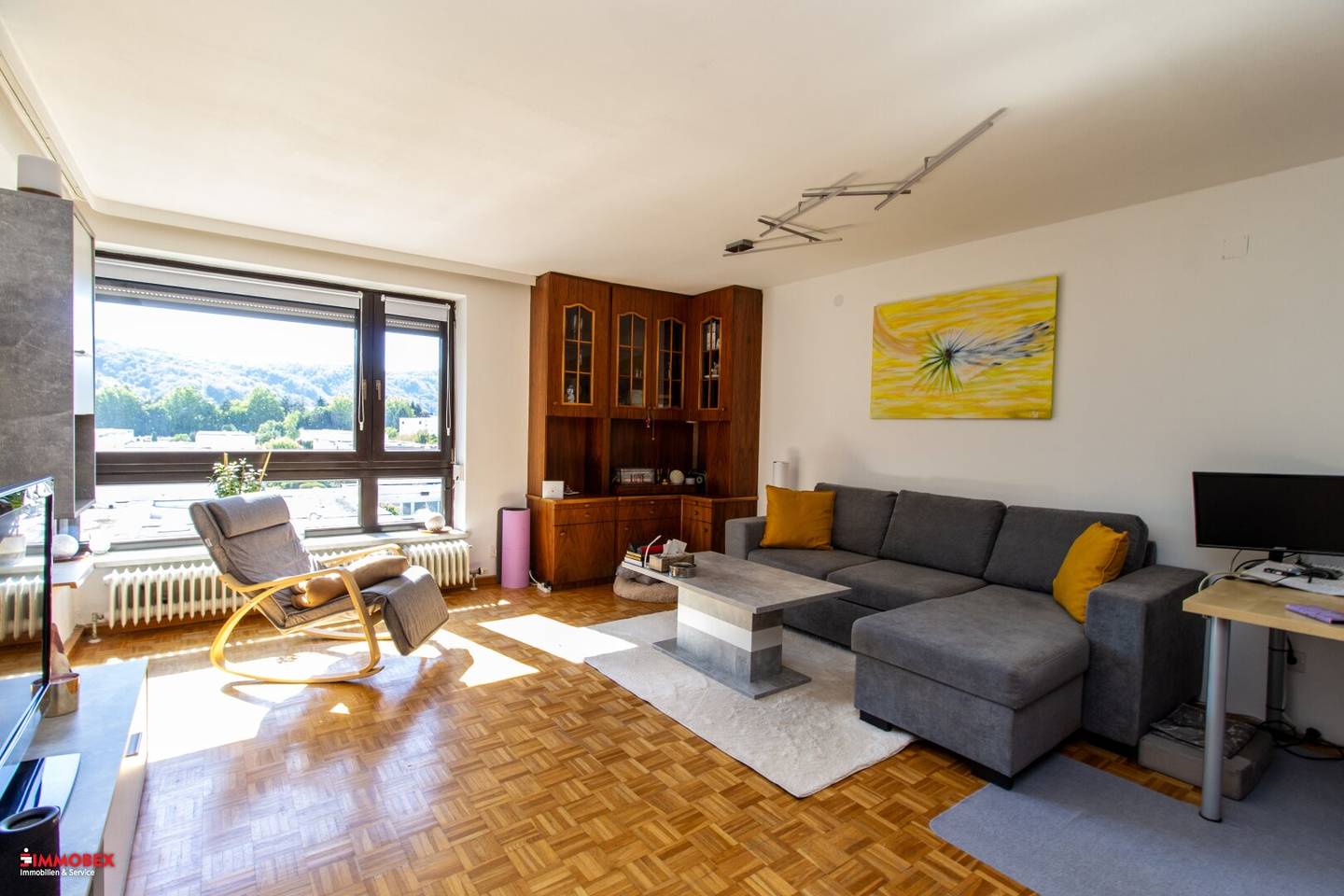 Gartenstadt Puchenau:  2-Zimmer-Wohnung mit 9 m² Loggia &amp; Außenstellplatz