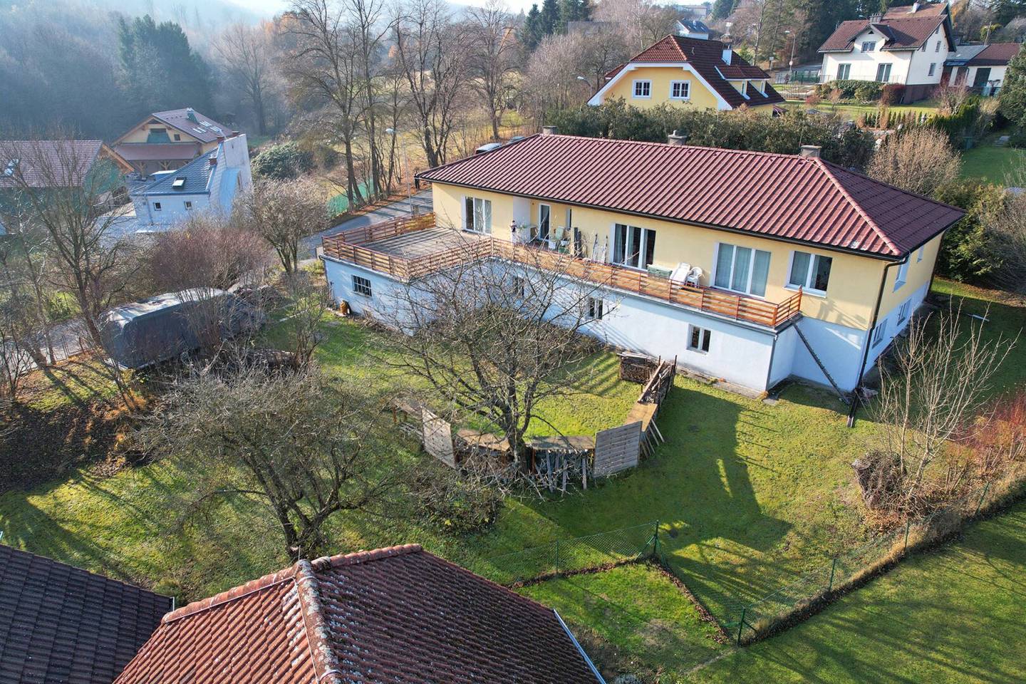 Bauträgergrundstück mit Altbestand in Traumaussichtslage in Gablitz