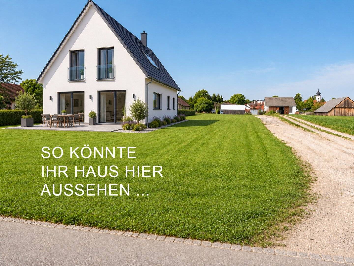 517 m² plot around the corner from the Stammersdorfer Kellergasse Unobstructed view opposite