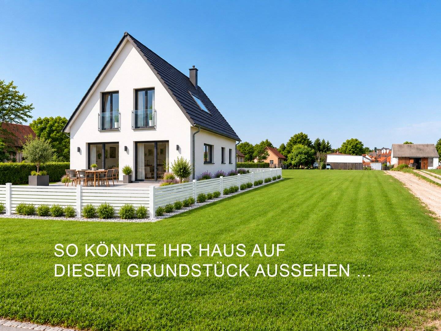 517 m² plot around the corner from the Stammersdorfer Kellergasse Unobstructed view opposite