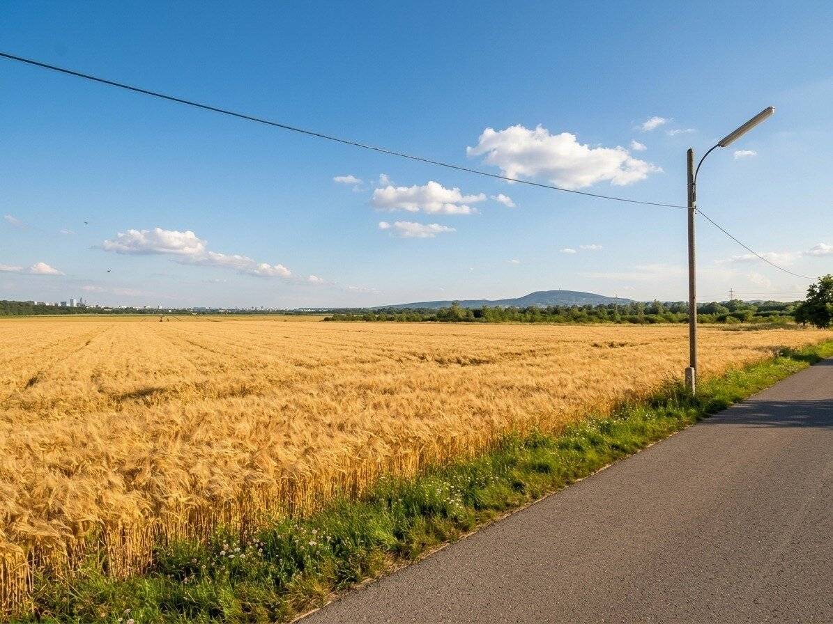517 m² plot around the corner from the Stammersdorfer Kellergasse Unobstructed view opposite