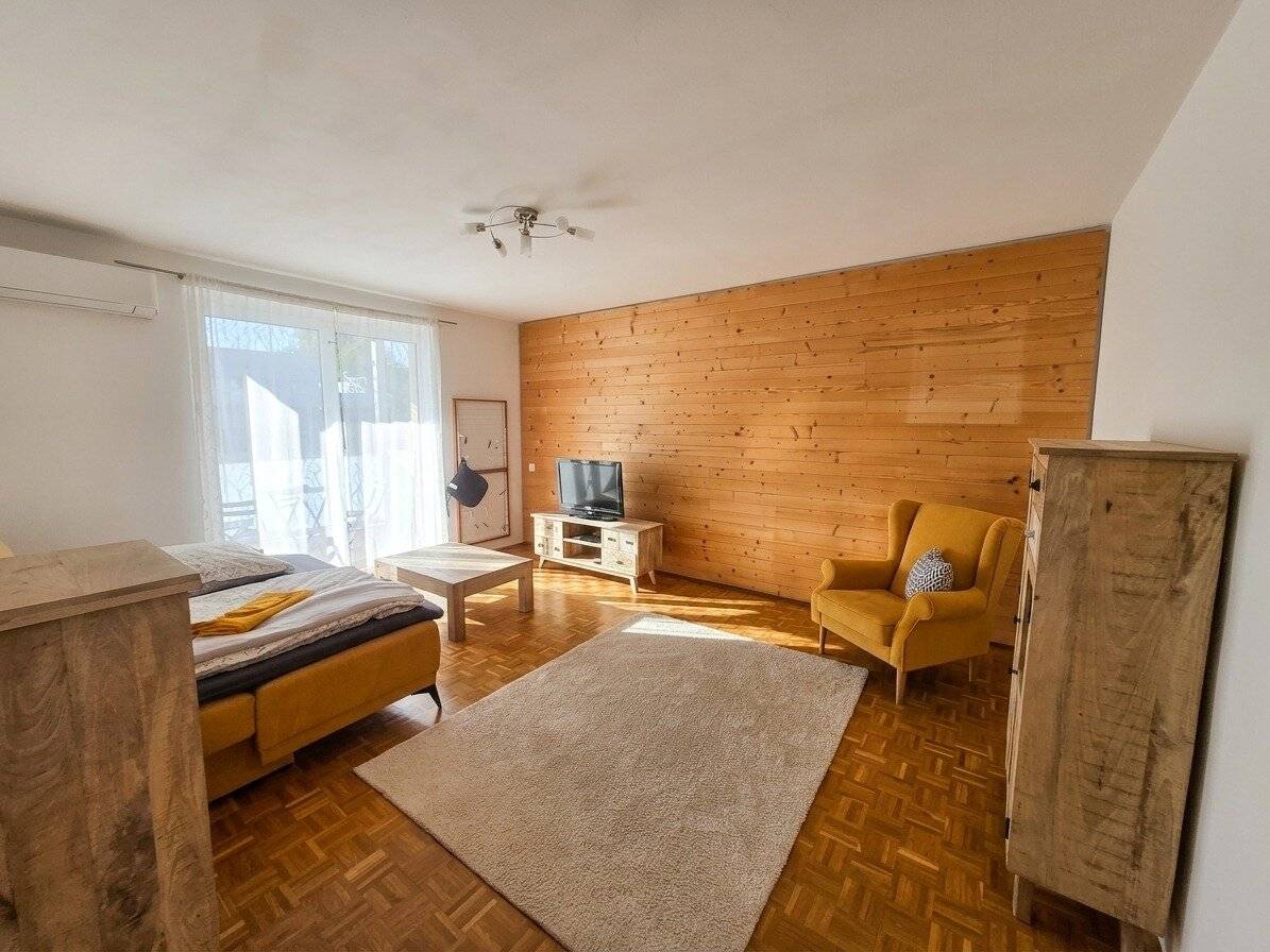 Well-kept bright 2-room apartment with balcony, parking space, air conditioning and cellar compartment - Mühlgasse