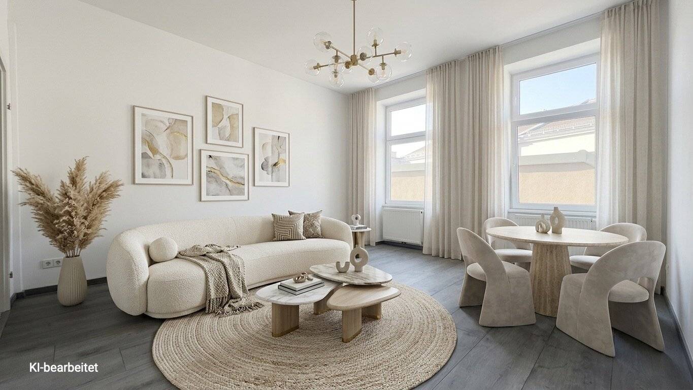 Augarten – Newly renovated 2-room apartment in a classic Viennese old building