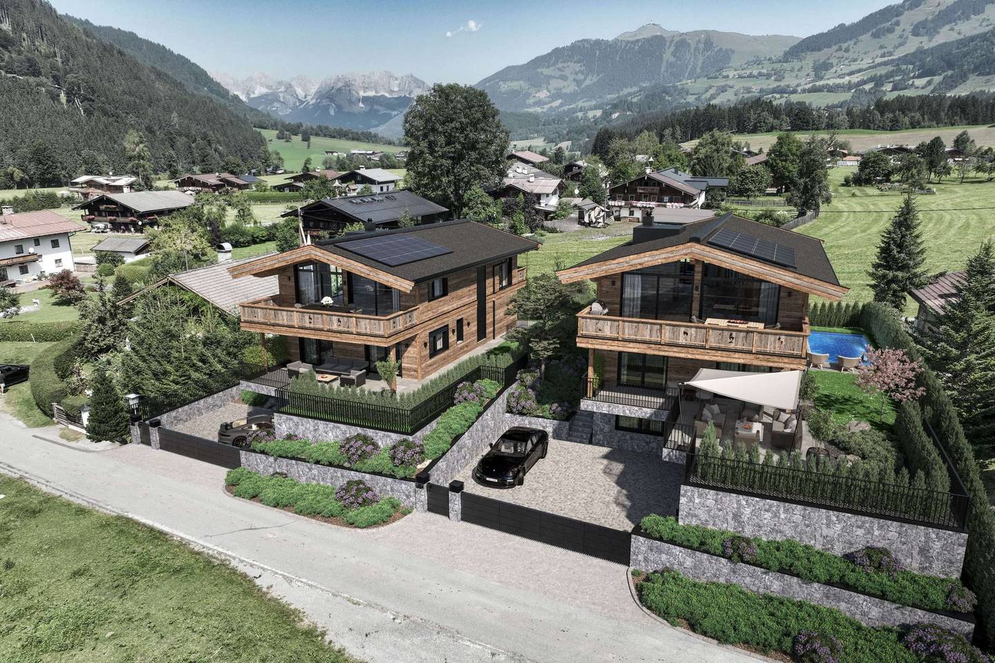 Neubau Ferienwohnung mit Außenpool und Panoramablick
