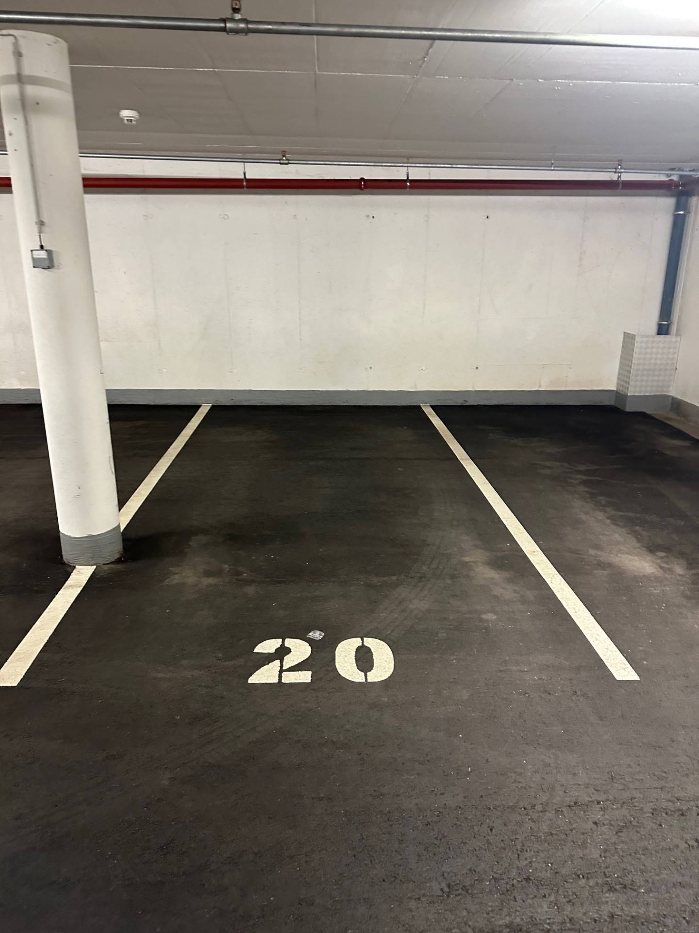 Video monitored apartment near city center with underground parking